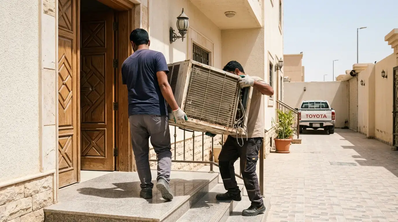 استلام سكراب من منزل بحي العزيزية
