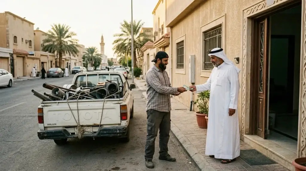 الفرق بين البيع لتاجر فردي أو شركة سكراب بالمدينة المنورة